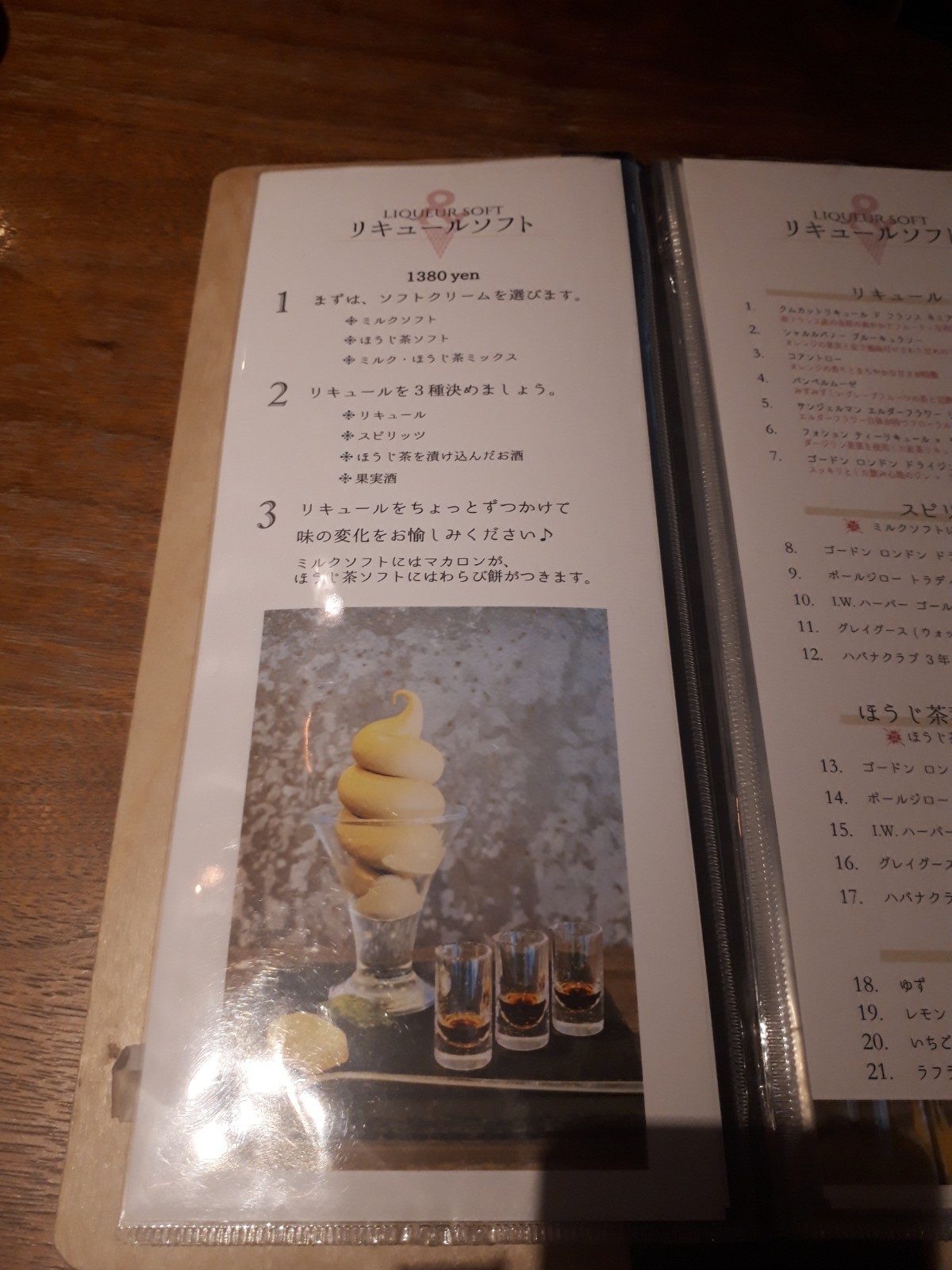 シメパフェイニシャルのリキュールソフト