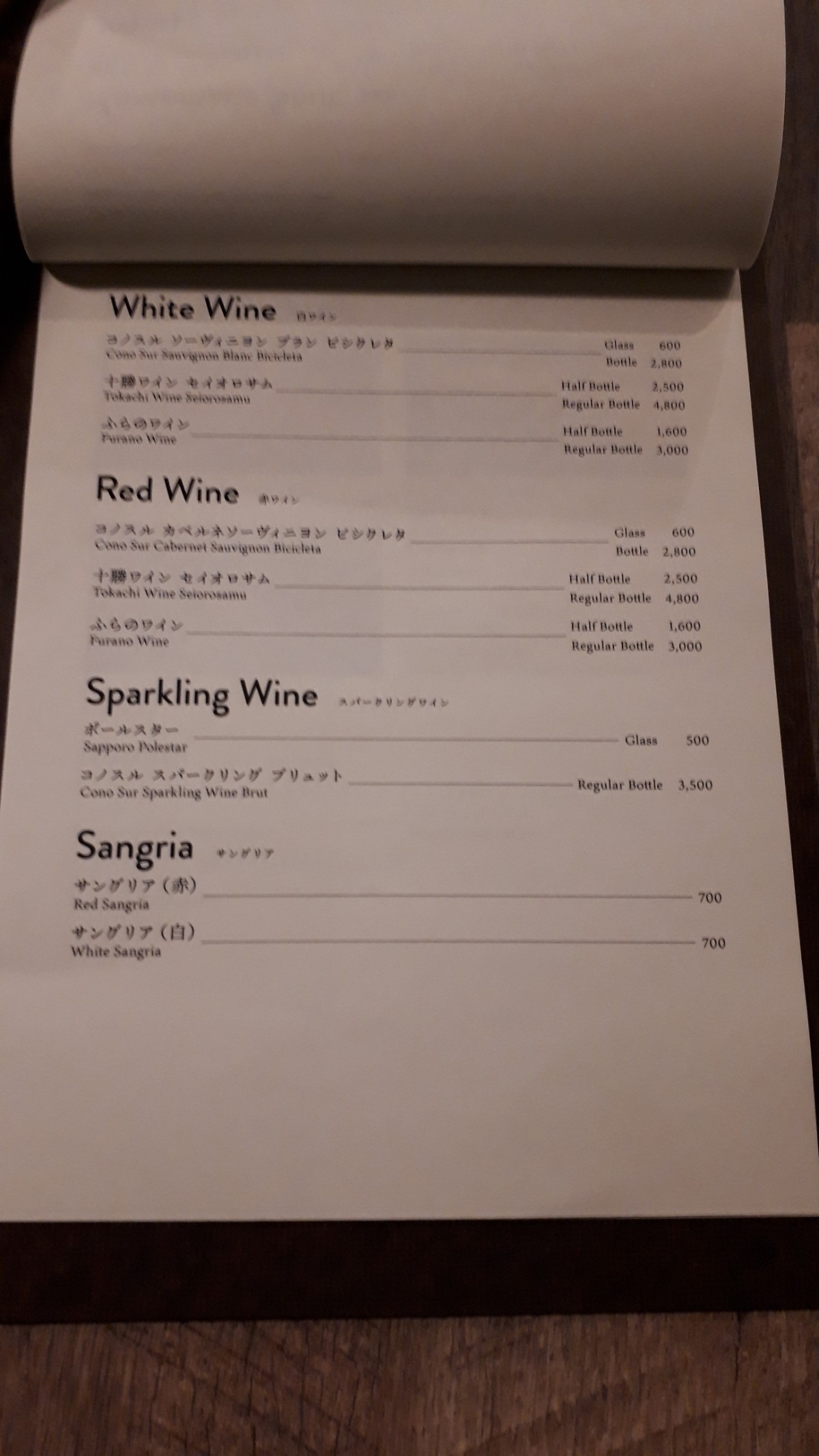 ミライストのメニュー7