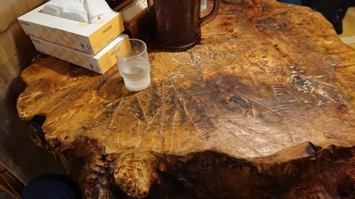 喜来登のテーブル席3