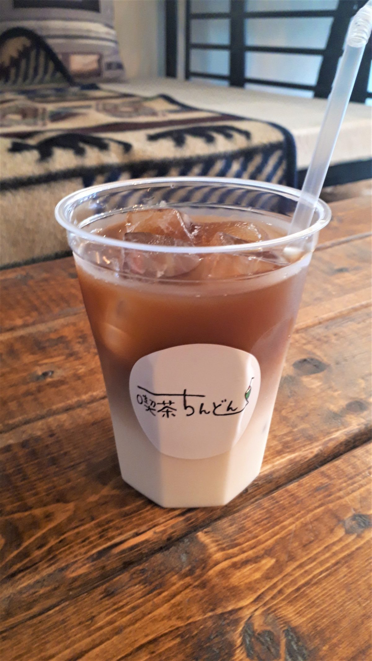喫茶ちんどんのアイスミルクコーヒー