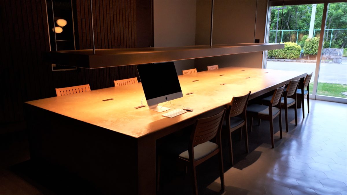 旅籠屋定山渓商店のコワーキングスペース