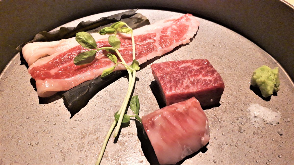 焼き肉コース六段の5段目