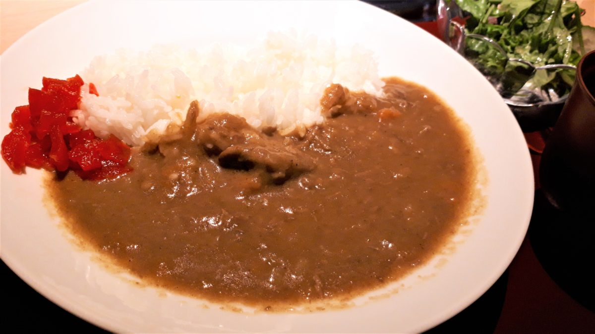 旅籠屋定山渓商店の朝食カレー