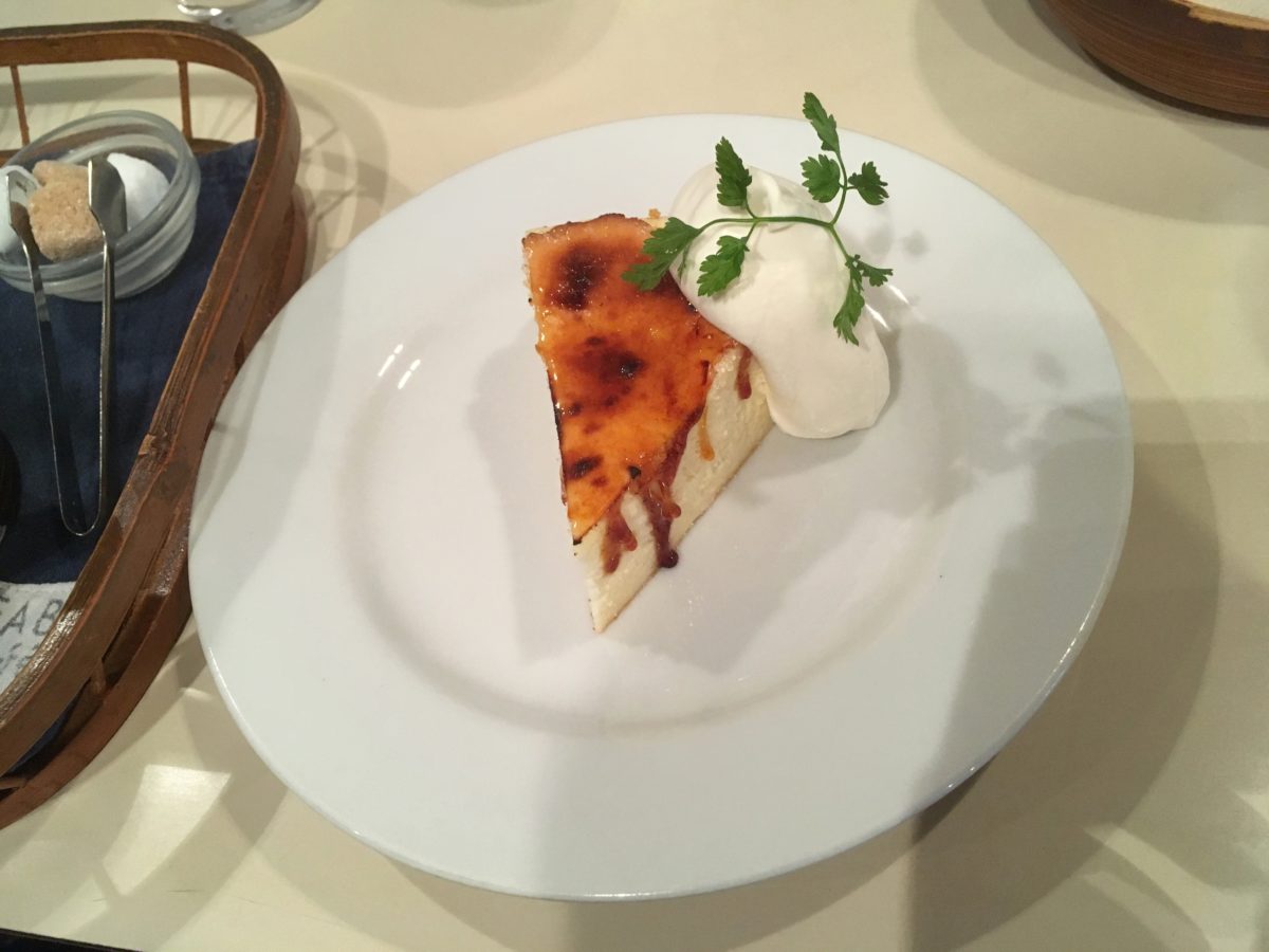 FAB café チーズケーキ