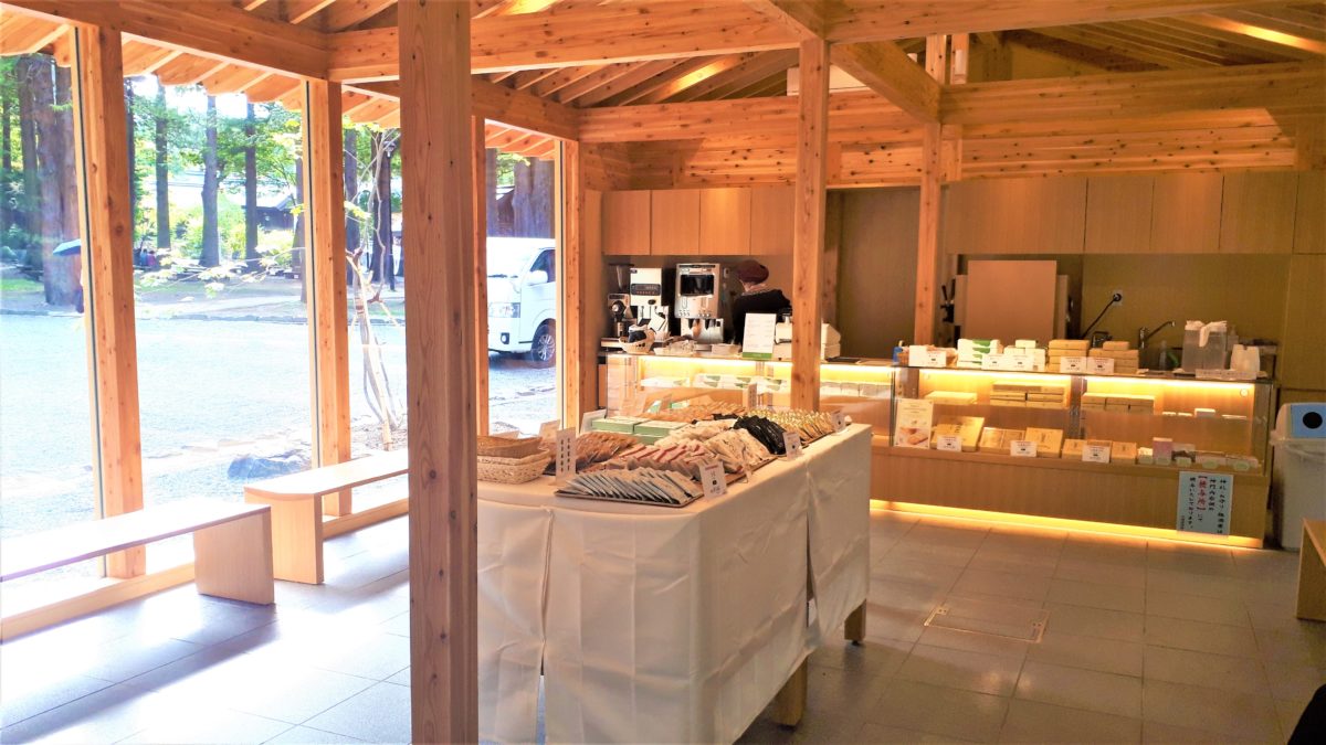 北海道神宮の神宮茶屋店内