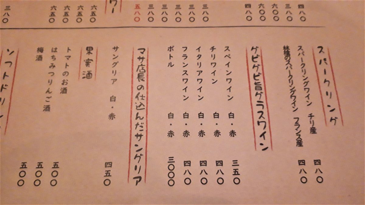 大衆食堂肉と点心suEzouアバアバのドリンクメニュー3