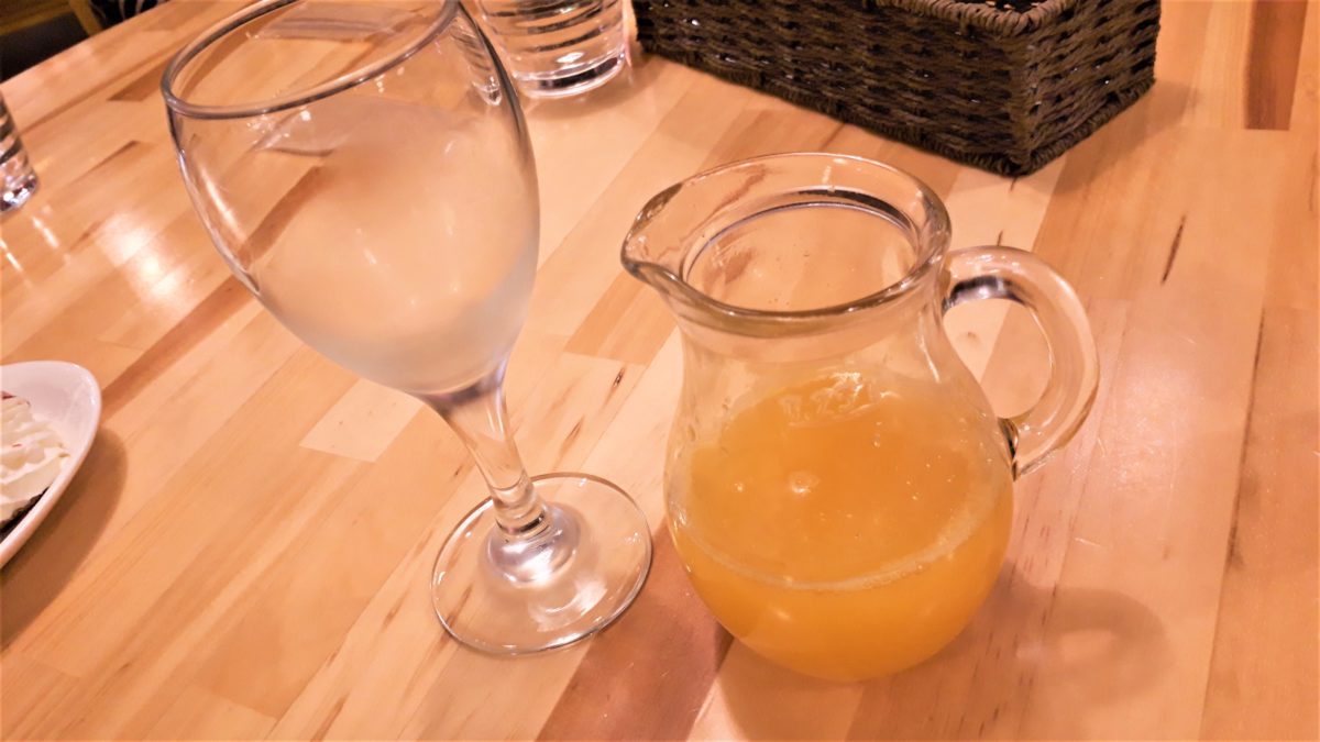 マルヤマラフレイズのオレンジジュース