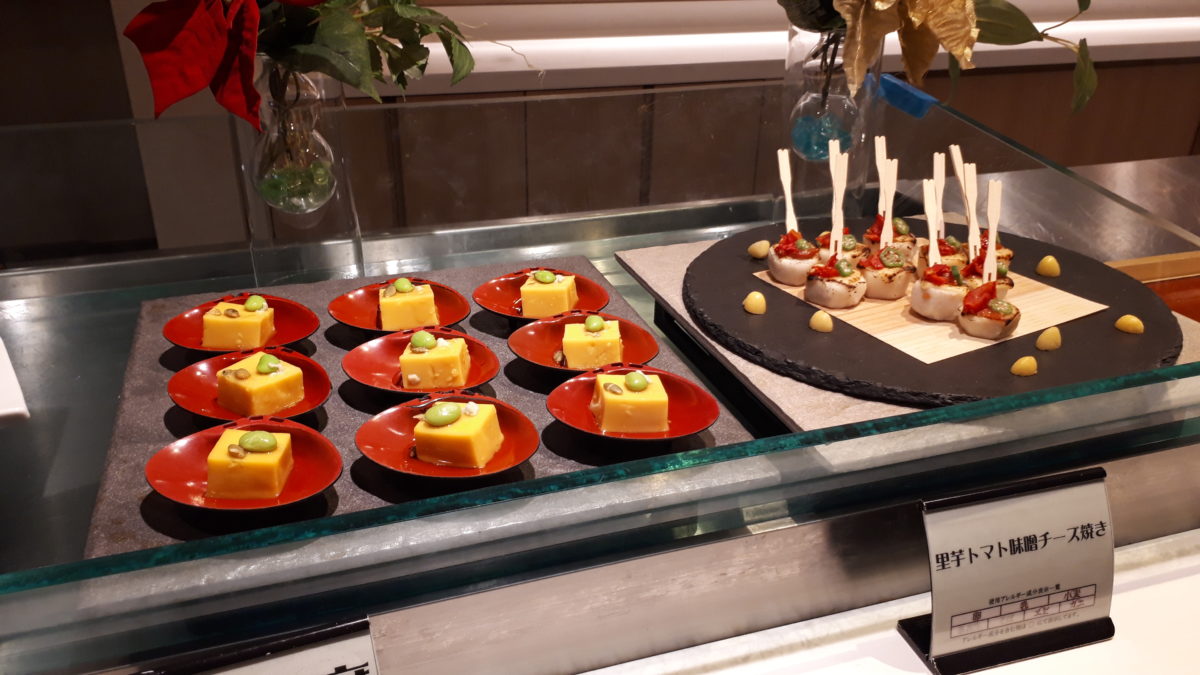 定山渓ビューホテルのランチバイキングメニュー・和食