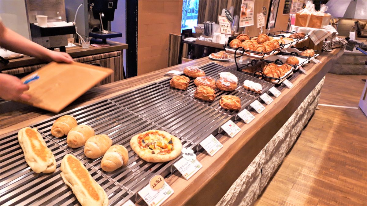 バーチテラスのパンメニュー