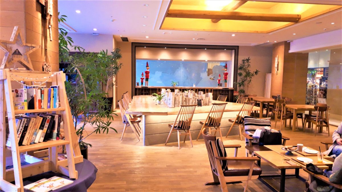 バーチテラスのイートインスペース