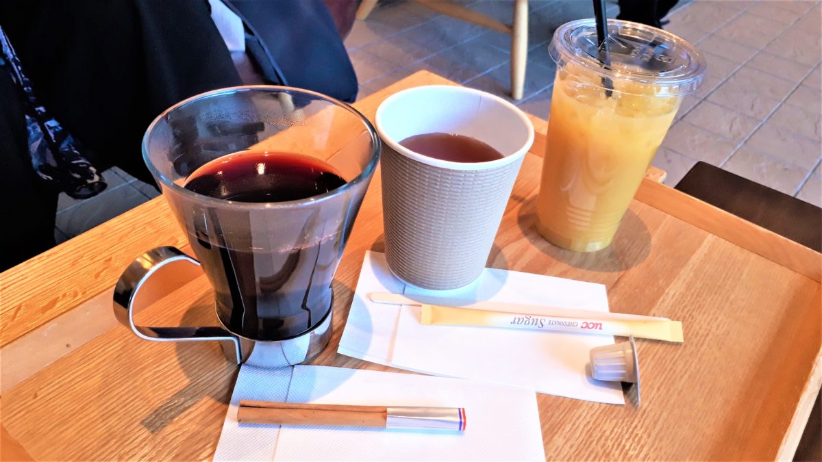 バーチテラスのドリンクメニュー