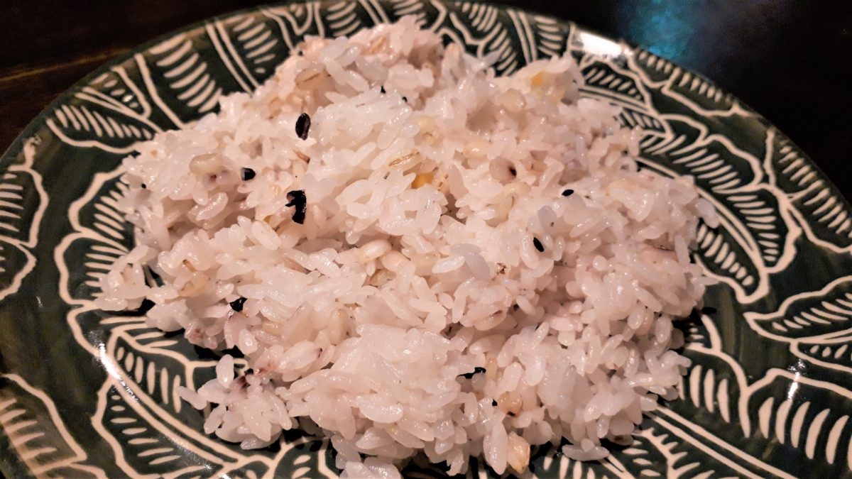 スープカレーしゃば蔵の雑穀米