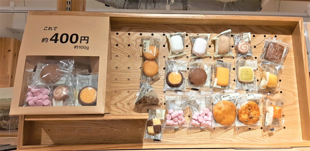 無印良品の量り売りの料金目安