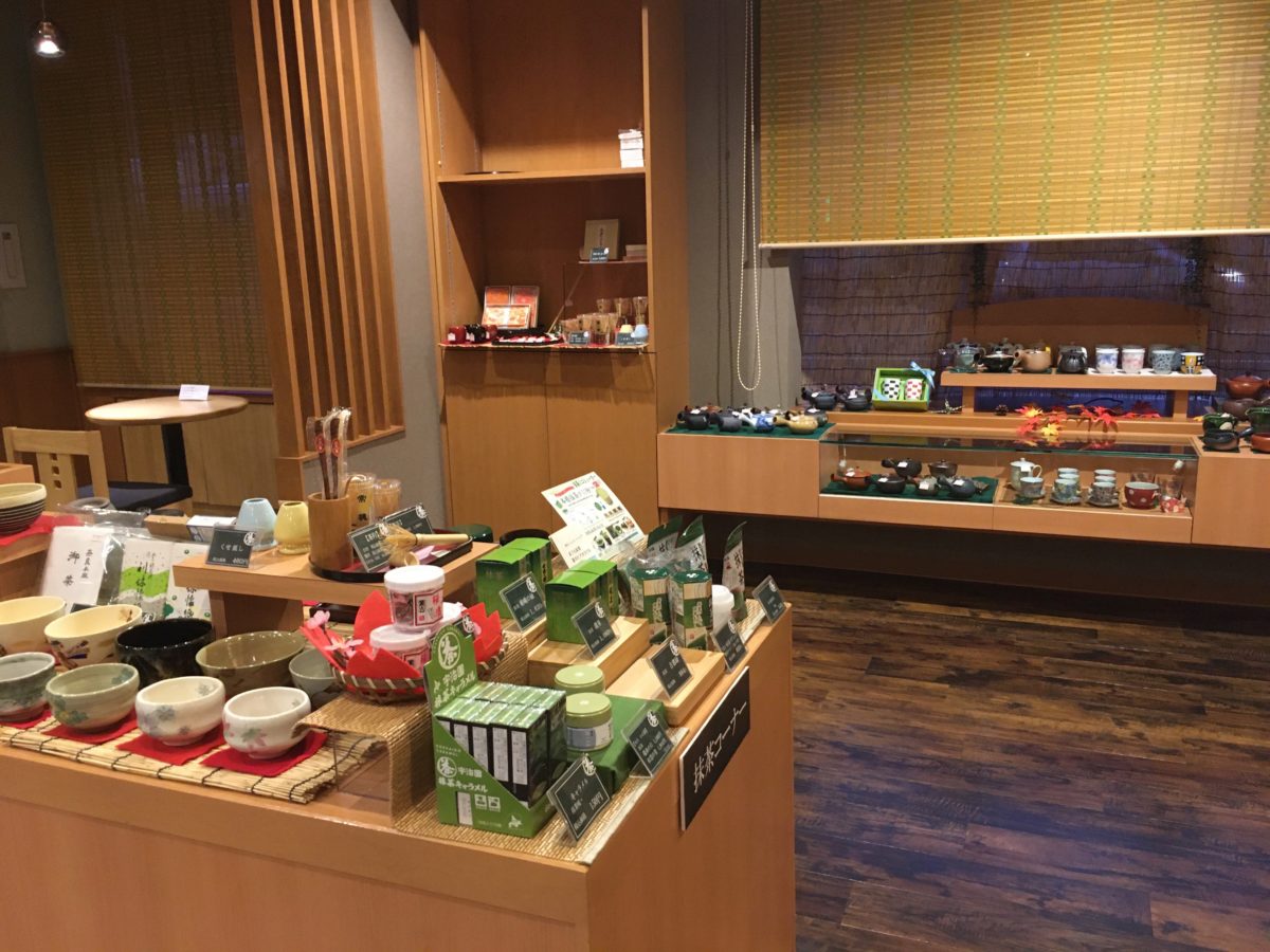 宇治園 日本茶専門店 札幌直営店 店内