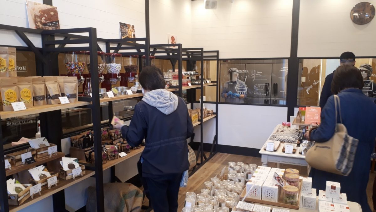 久遠チョコレート札幌の店内