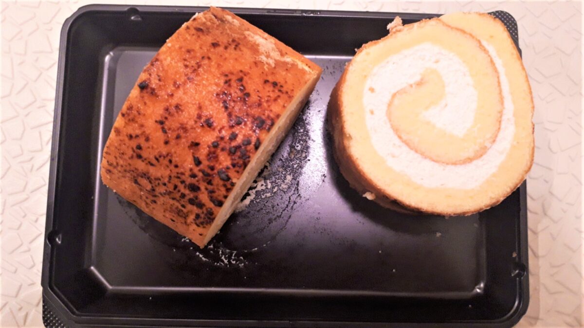 夢工房ケーキ自動販売機の冷凍ケーキ「みそロール」