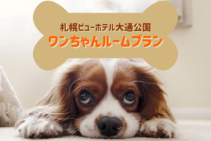 ペットと同室で泊まれる札幌のホテル~『札幌ビューホテル大通公園』にペットルーム誕生♪