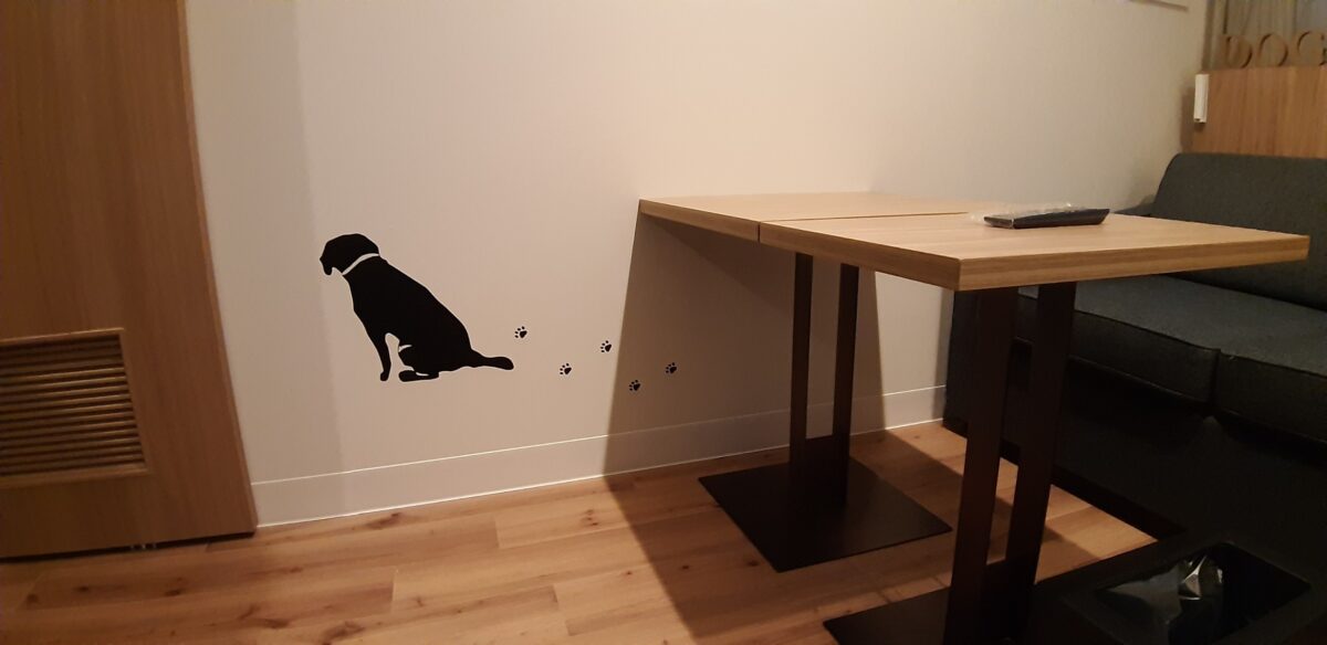 札幌ビューホテル大通公園のペットルーム「ワンちゃんルームプラン」室内インテリア