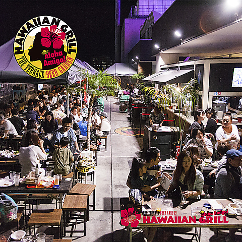 ノルベサ THE TERRACE BEER GARDEN Hawaiian grill aloha amigo1