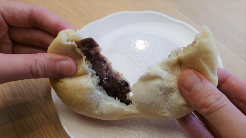 大福パンを割った図3