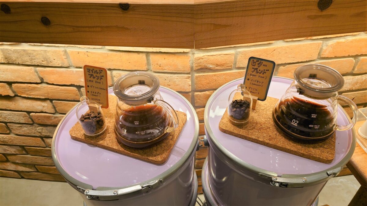 マーメイドコーヒーロースターズ札幌店の試飲コーナー2