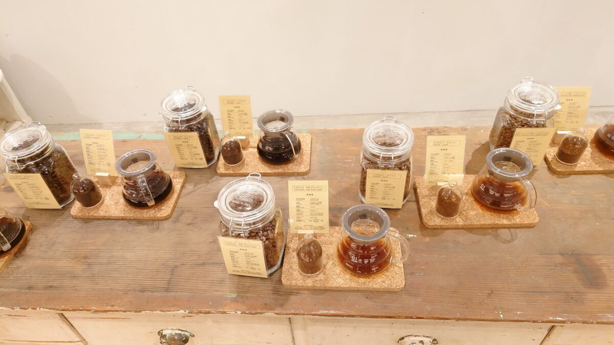 マーメイドコーヒーロースターズ札幌店の試飲コーナー1